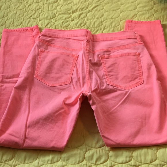Neon Orange Oldnavy Rockstar Jeans size 14 - Picture 3 of 3